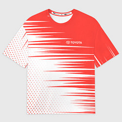 Футболка оверсайз женская Toyota sign, цвет: 3D-принт
