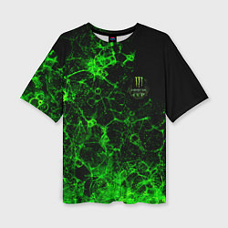Женская футболка оверсайз Monster energy cup