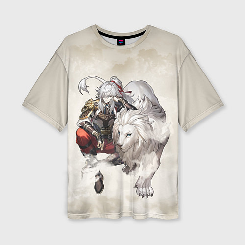 Женская футболка оверсайз Цзин Юань Honkai / 3D-принт – фото 1