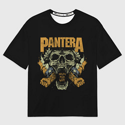 Футболка оверсайз женская Pantera - mouth for war, цвет: 3D-принт