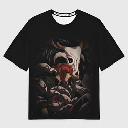 Футболка оверсайз женская Элиас и Тисэ, цвет: 3D-принт