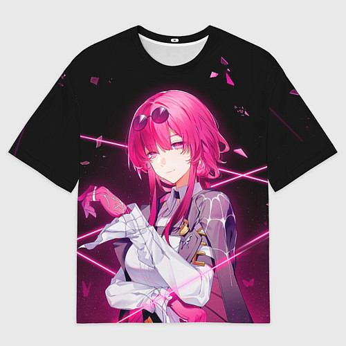 Женская футболка оверсайз Хонкай Стар Рейл: Кафка / 3D-принт – фото 1