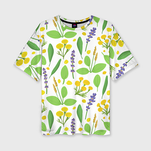 Женская футболка оверсайз Запах весны / 3D-принт – фото 1