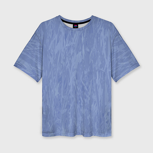 Женская футболка оверсайз Текстура лавандовый / 3D-принт – фото 1