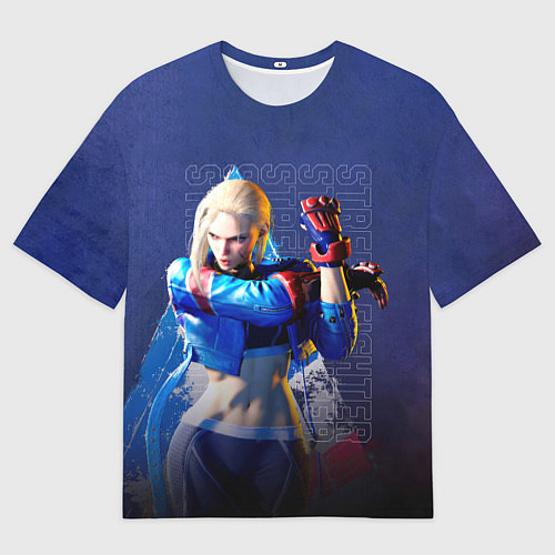 Женская футболка оверсайз Street Fighter 6: Cammy / 3D-принт – фото 1