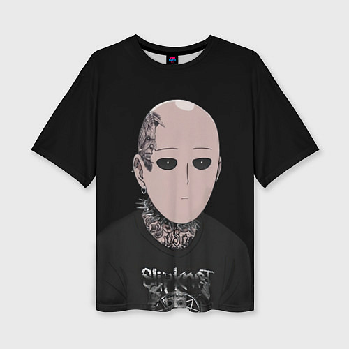 Женская футболка оверсайз Saitama - Slipknot / 3D-принт – фото 1