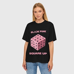 Футболка оверсайз женская Blackpink Square up, цвет: 3D-принт — фото 2
