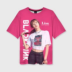 Женская футболка оверсайз Blackpink Beautiful Lisa