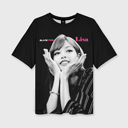 Женская футболка оверсайз Blackpink Lisa gesture of love
