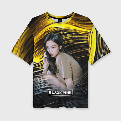 Женская футболка оверсайз Blackpink Jennie / 3D-принт – фото 1