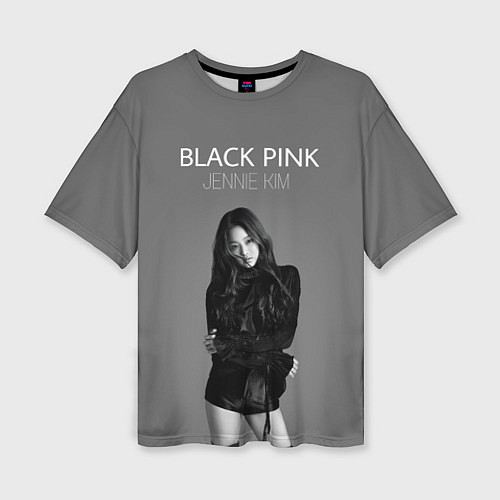 Женская футболка оверсайз Blackpink - Jennie Kim / 3D-принт – фото 1