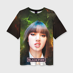 Женская футболка оверсайз Blackpink Lisa