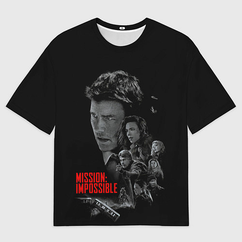 Женская футболка оверсайз Миссия невыполнима Смертельная расплата / 3D-принт – фото 1