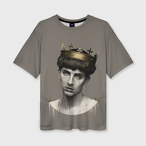 Женская футболка оверсайз Король Тимоти / 3D-принт – фото 1