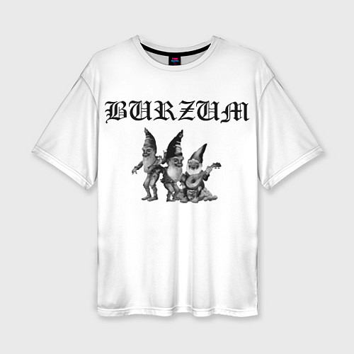 Женская футболка оверсайз Burzum Gnoms Edition / 3D-принт – фото 1