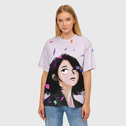 Футболка оверсайз женская IU Art, цвет: 3D-принт — фото 2
