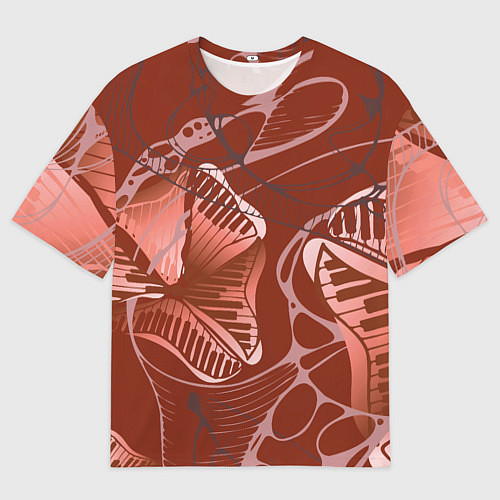 Женская футболка оверсайз Свадебный марш / 3D-принт – фото 1