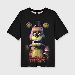 Женская футболка оверсайз Five Nights at Freddy