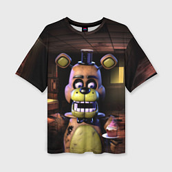 Женская футболка оверсайз Five Nights at Freddy