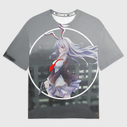 Женская футболка оверсайз Touhou Project Рейсен Удонгейн Инаба