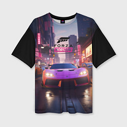 Женская футболка оверсайз Forza Horizon street racing