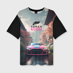 Женская футболка оверсайз Forza horizon game