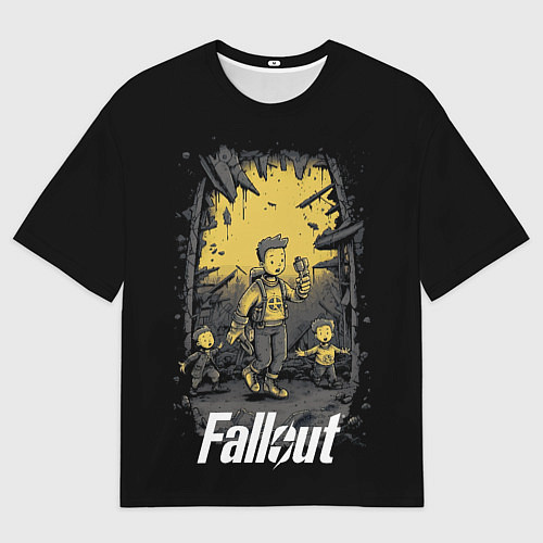 Женская футболка оверсайз Fallout boys / 3D-принт – фото 1