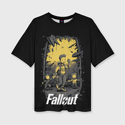 Женская футболка оверсайз Fallout boys