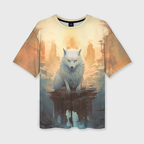 Женская футболка оверсайз Великий волк Сиф / 3D-принт – фото 1