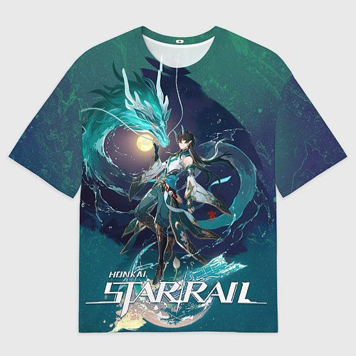 Женская футболка оверсайз Дань Хэн Пожиратель Луны / 3D-принт – фото 1