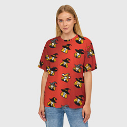 Футболка оверсайз женская Ведьмочки, цвет: 3D-принт — фото 2