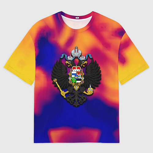 Женская футболка оверсайз Россия глазами нейросети / 3D-принт – фото 1