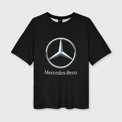 Женская футболка оверсайз Mercedes-benz sport auto / 3D-принт – фото 1
