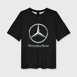 Женская футболка оверсайз Mercedes-benz sport auto