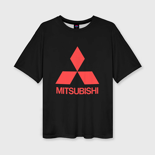 Женская футболка оверсайз Mitsubishi sportcar / 3D-принт – фото 1