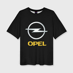 Женская футболка оверсайз Opel sport car
