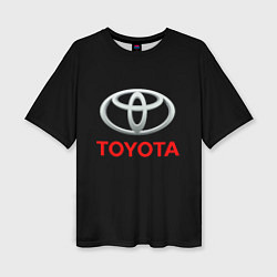 Футболка оверсайз женская Toyota sport car, цвет: 3D-принт