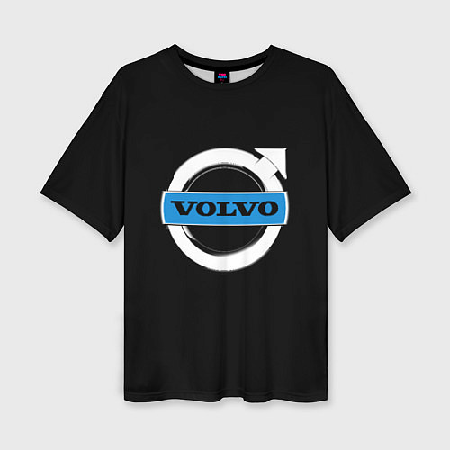 Женская футболка оверсайз Volvo sport car / 3D-принт – фото 1