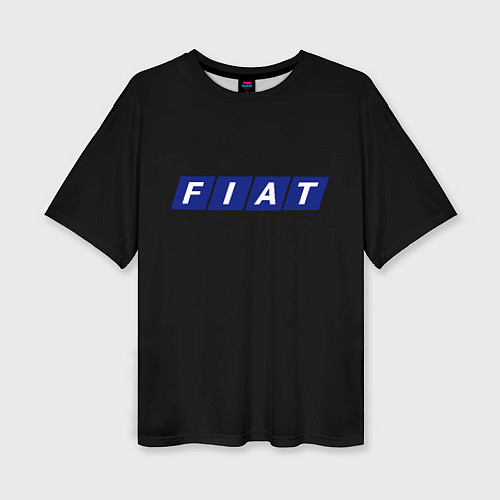 Женская футболка оверсайз Fiat sport auto / 3D-принт – фото 1