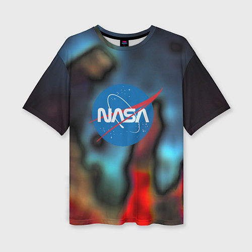 Женская футболка оверсайз Nasa space star collection / 3D-принт – фото 1