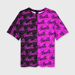 Женская футболка оверсайз Bardie - pattern - black