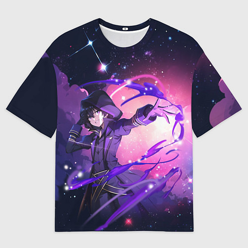 Женская футболка оверсайз Восхождение в тени - Тень / 3D-принт – фото 1