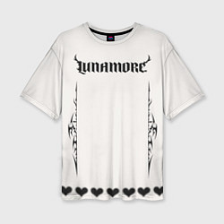Футболка оверсайз женская Lunamore white, цвет: 3D-принт
