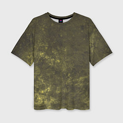 Женская футболка оверсайз Абстракция - khaki background