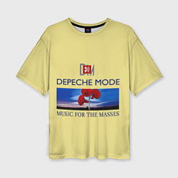 Футболка оверсайз женская Depeche Mode - Music For The Masses title, цвет: 3D-принт