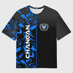 Женская футболка оверсайз Changan - blue uniform