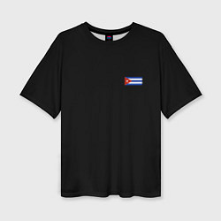 Женская футболка оверсайз Che Guevara- аэрография