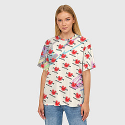Футболка оверсайз женская Momaland pattern, цвет: 3D-принт — фото 2