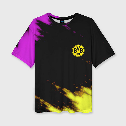Женская футболка оверсайз Borussia Dortmund sport / 3D-принт – фото 1