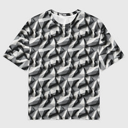 Футболка оверсайз женская Камни, цвет: 3D-принт